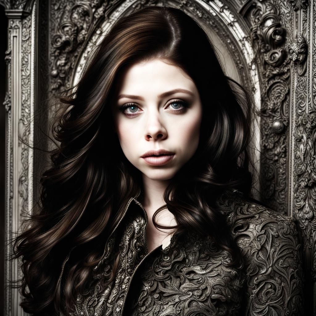 Hyperrealistic Portrait of Michelle Trachtenberg in HDR