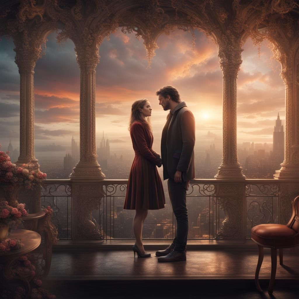 Love at First Sight: A Digital Painting