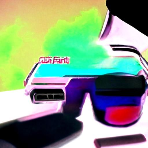 Synthwave Neon Retro Text Art