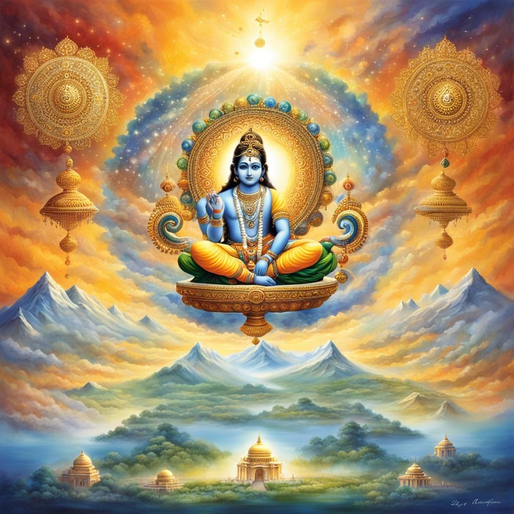 Infinite awareness, eternal bliss, freedom, God, Shambala, Lord Krishna