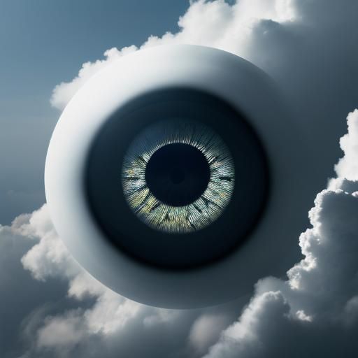 Dragon's Eye Emerges from Misty Cloud