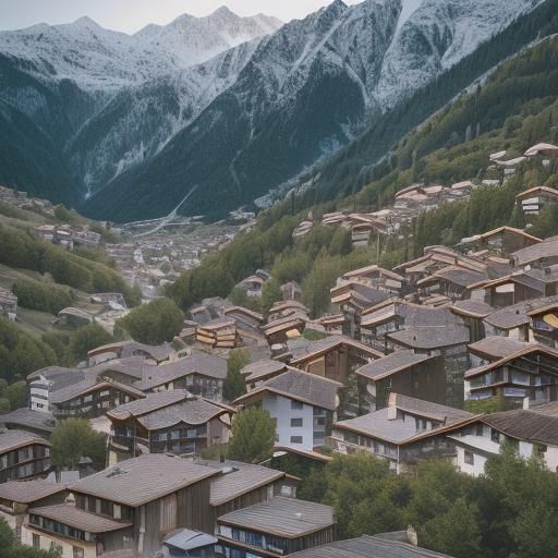 Pyrenees Mountain Town: Professional Photography