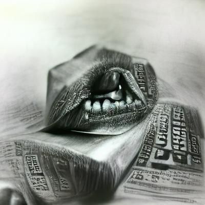 A mouth full of lies and empty promises