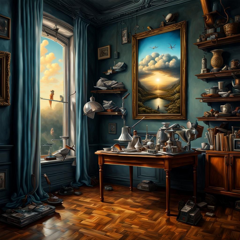 Surrealist Paintings Explaining Parallel Realities