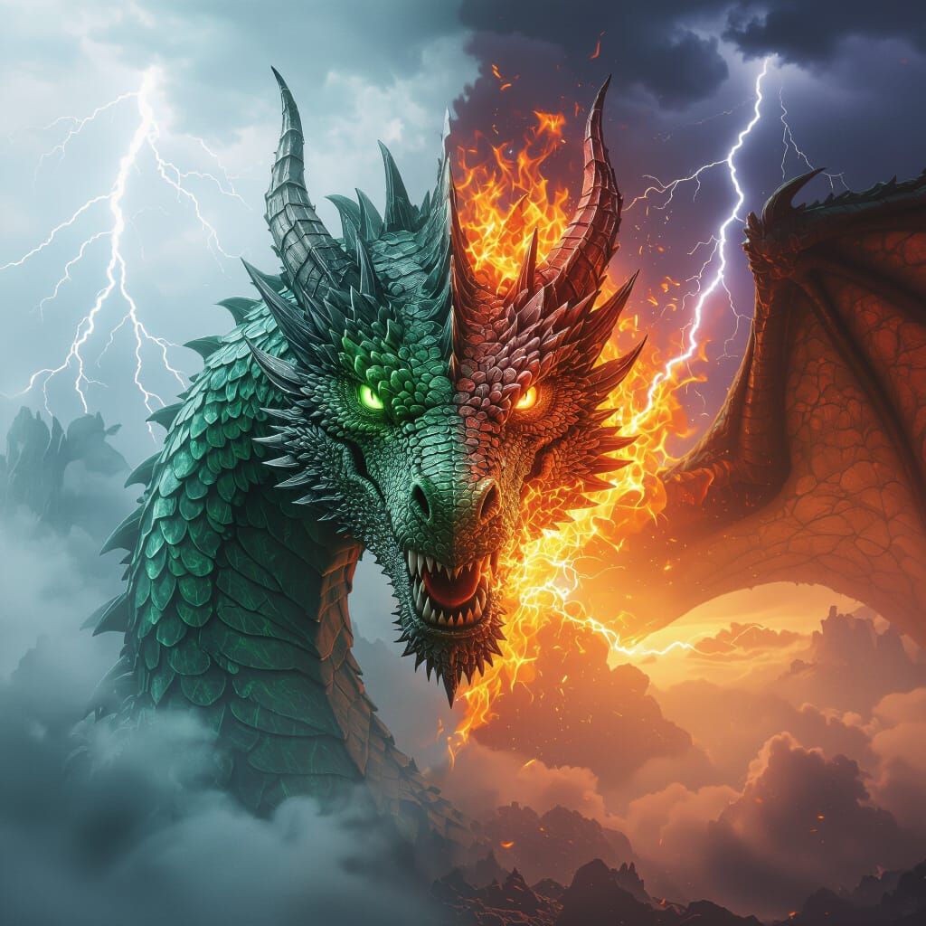 Mystical Dragon: Hyper-Realistic Fantasy Art