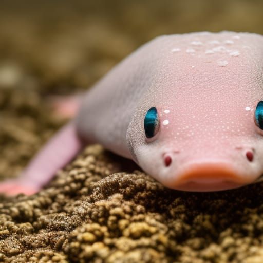 Detailed 4K Photo of an Axolotl
