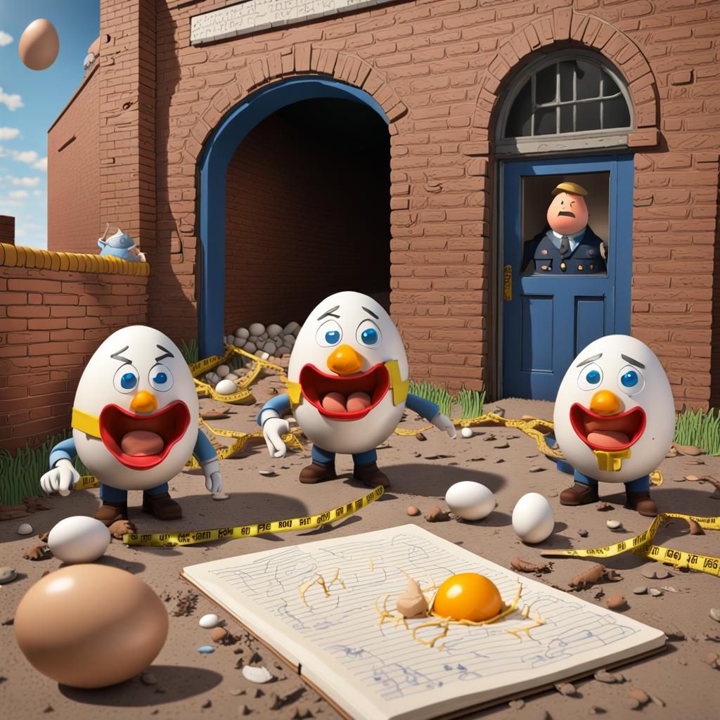 FAIL: I wanted a Humpty Dumpty crime scene investigation. Th...