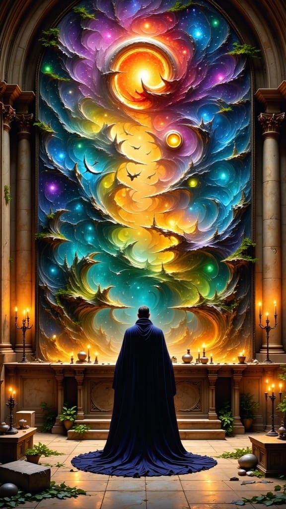 Surreal Dreamscape Painted in Grand Cathedral Studio