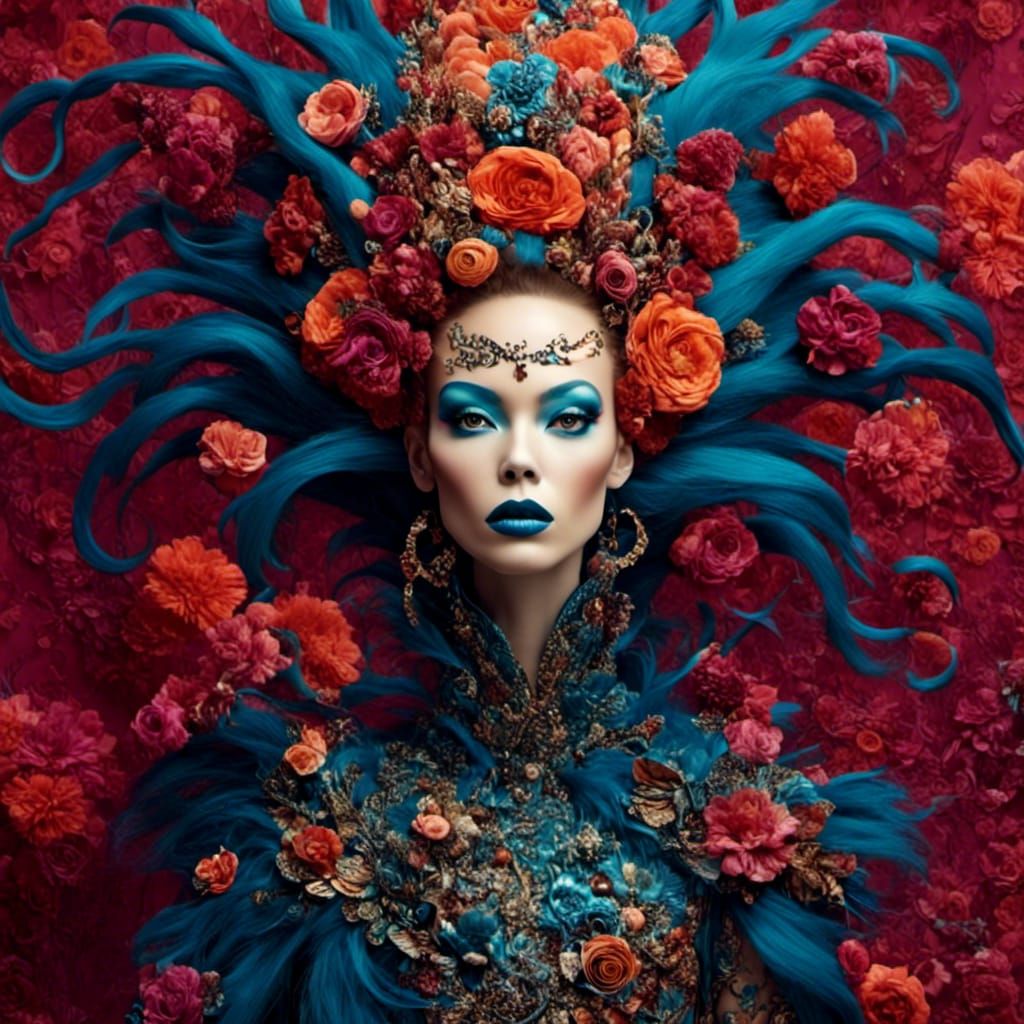 Avant-Garde Fashion in Haute Couture Style