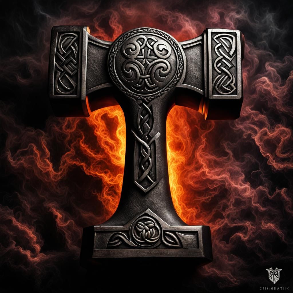 Thor hammer - Norse mithology - Neil Gaiman