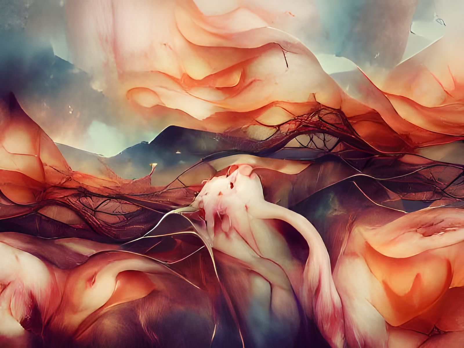 Hellish Landscape of Sinew in Dittmann Style