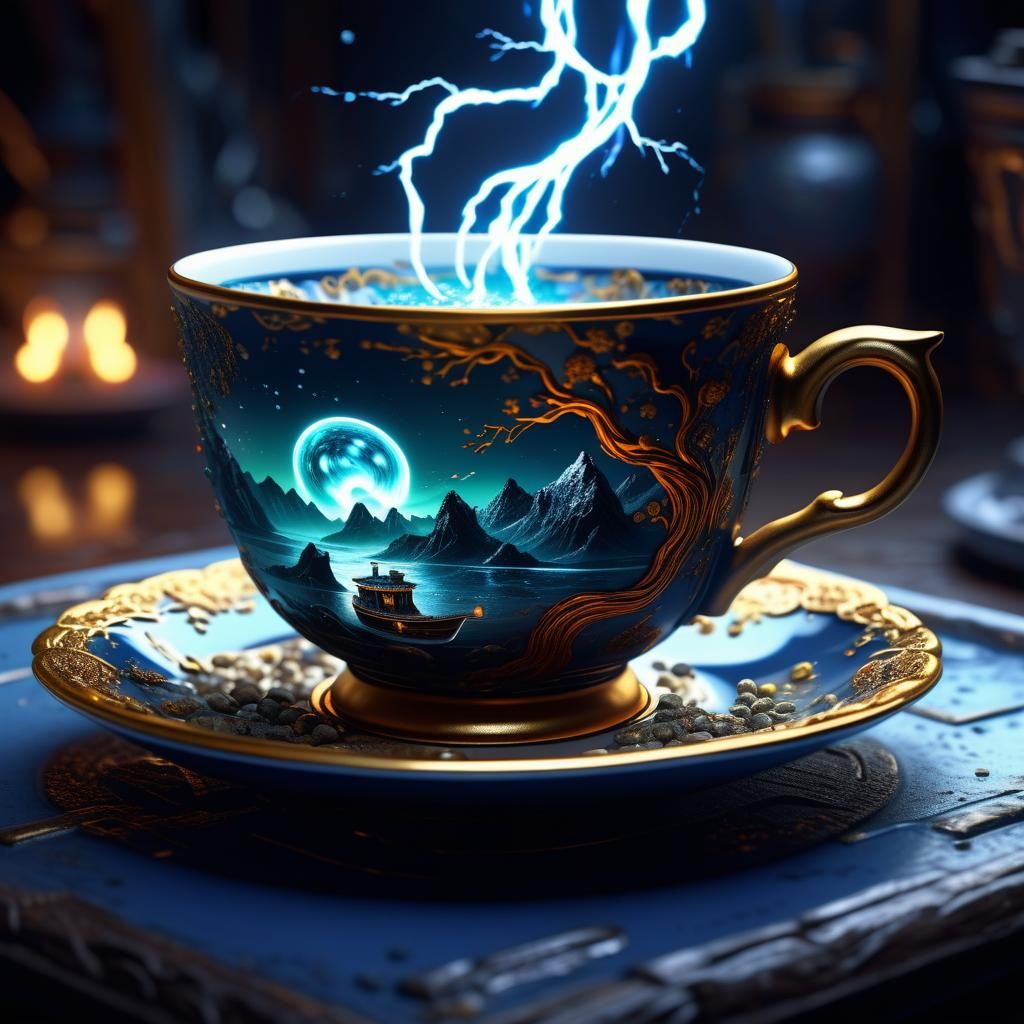 Electrical Storm in Teacup: Fantasy Concept Art