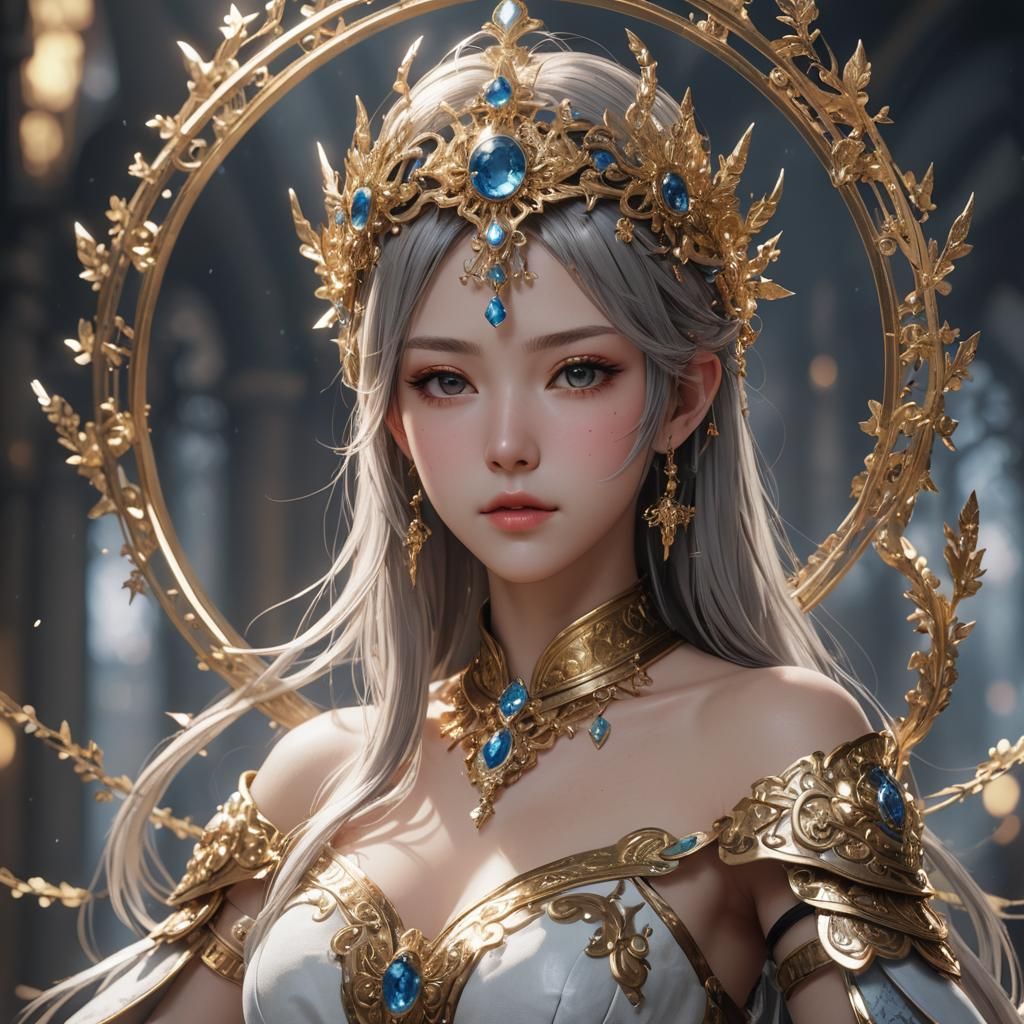 Alluring Charisma Circlet in 3D Anime Art