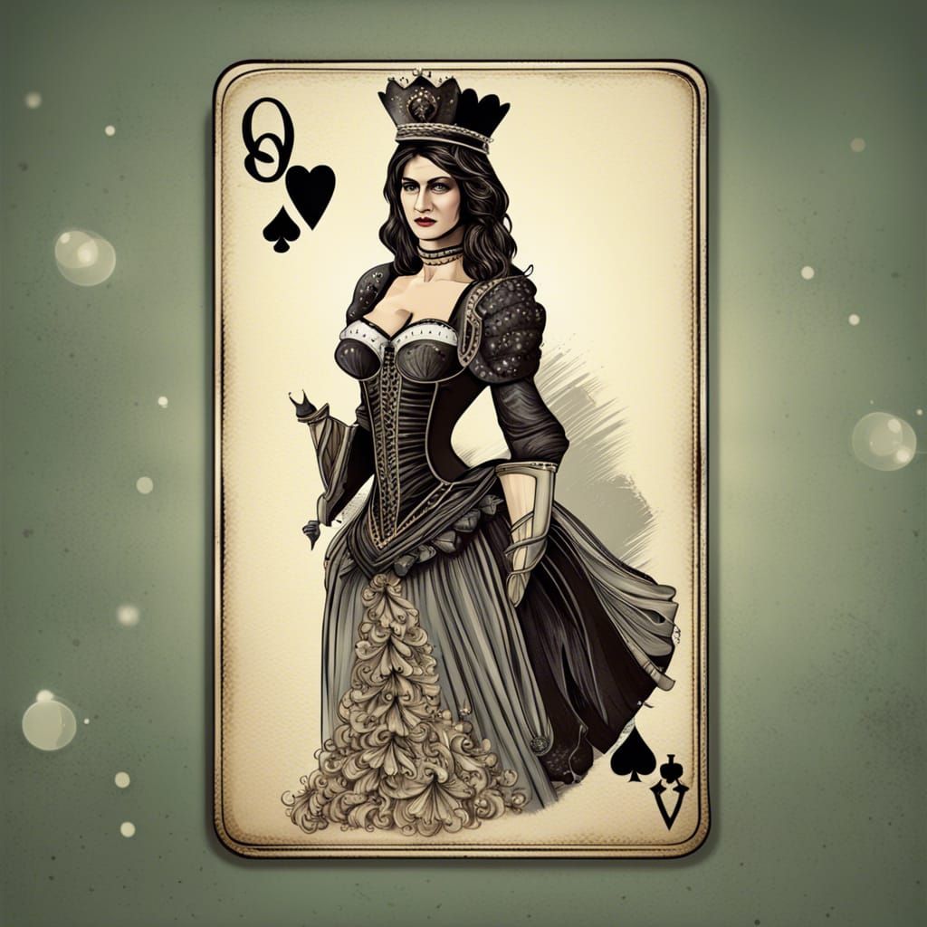 Queen of Spades: Romantic Card Series