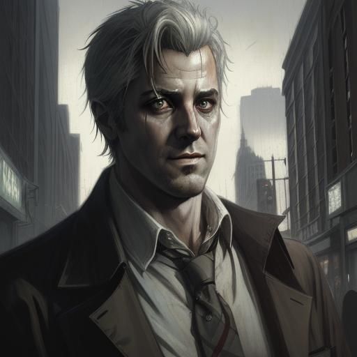 John Constantine as Boston Brother: Sinister Art
