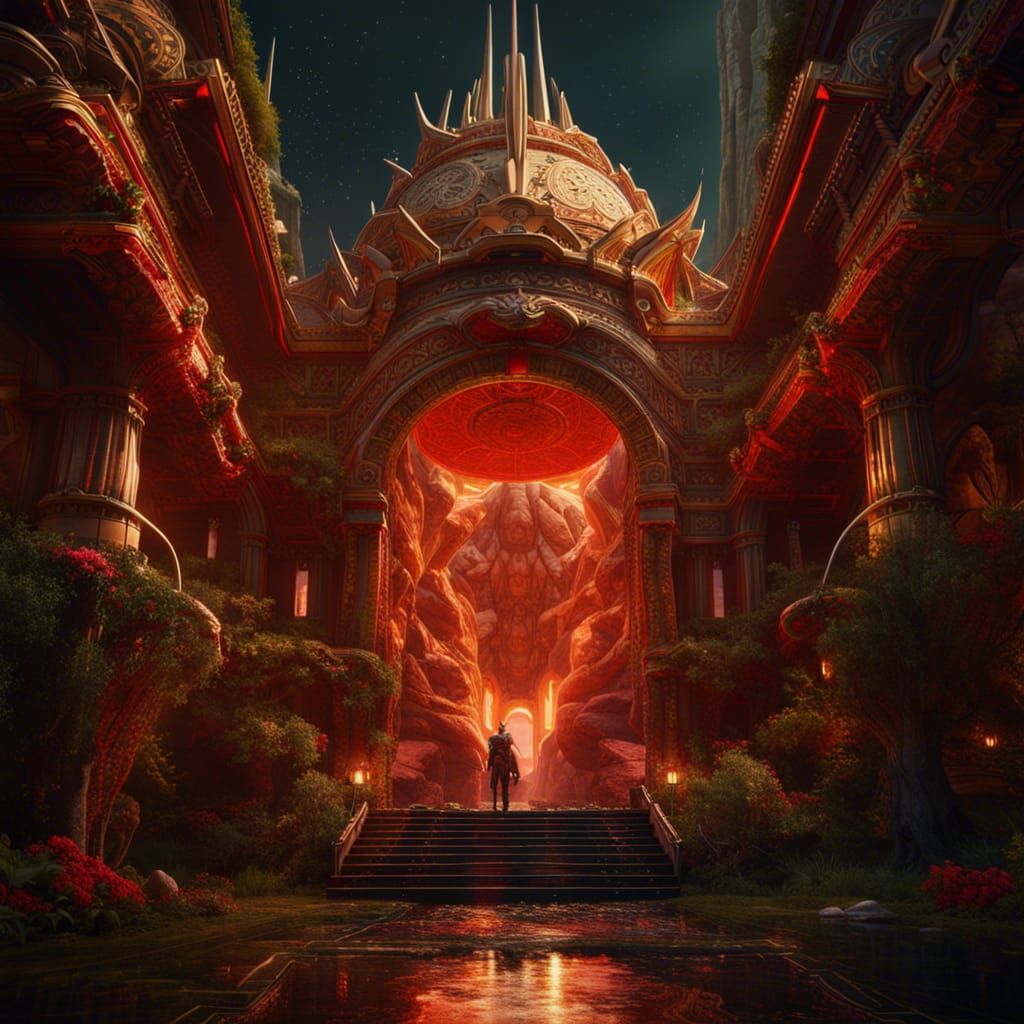 Flash Gordon: Detailed Matte Painting