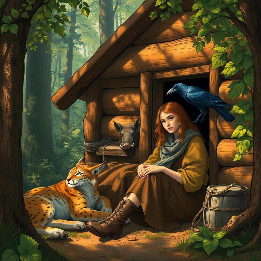 Simona Kossak in Białowieża Forest, Mystical Realism