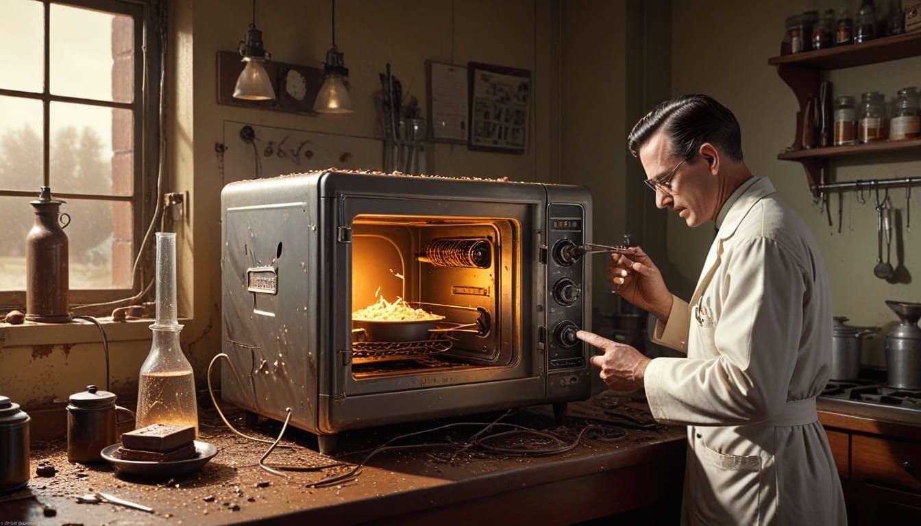 Percy Spencer's Accidental Microwave Discovery in Vintage La...