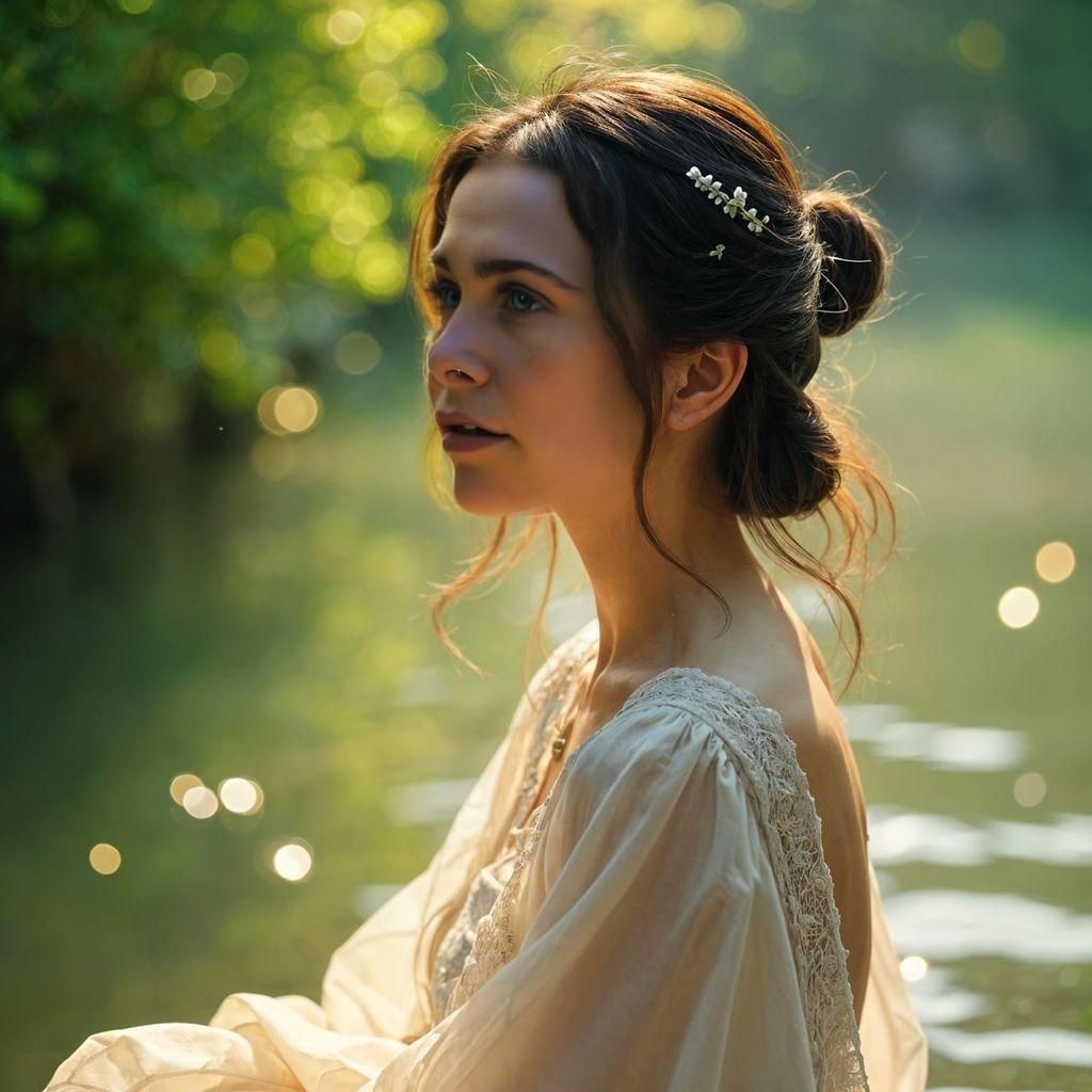 Korean Actress Hong Ok Jin: Digital Matte Painting