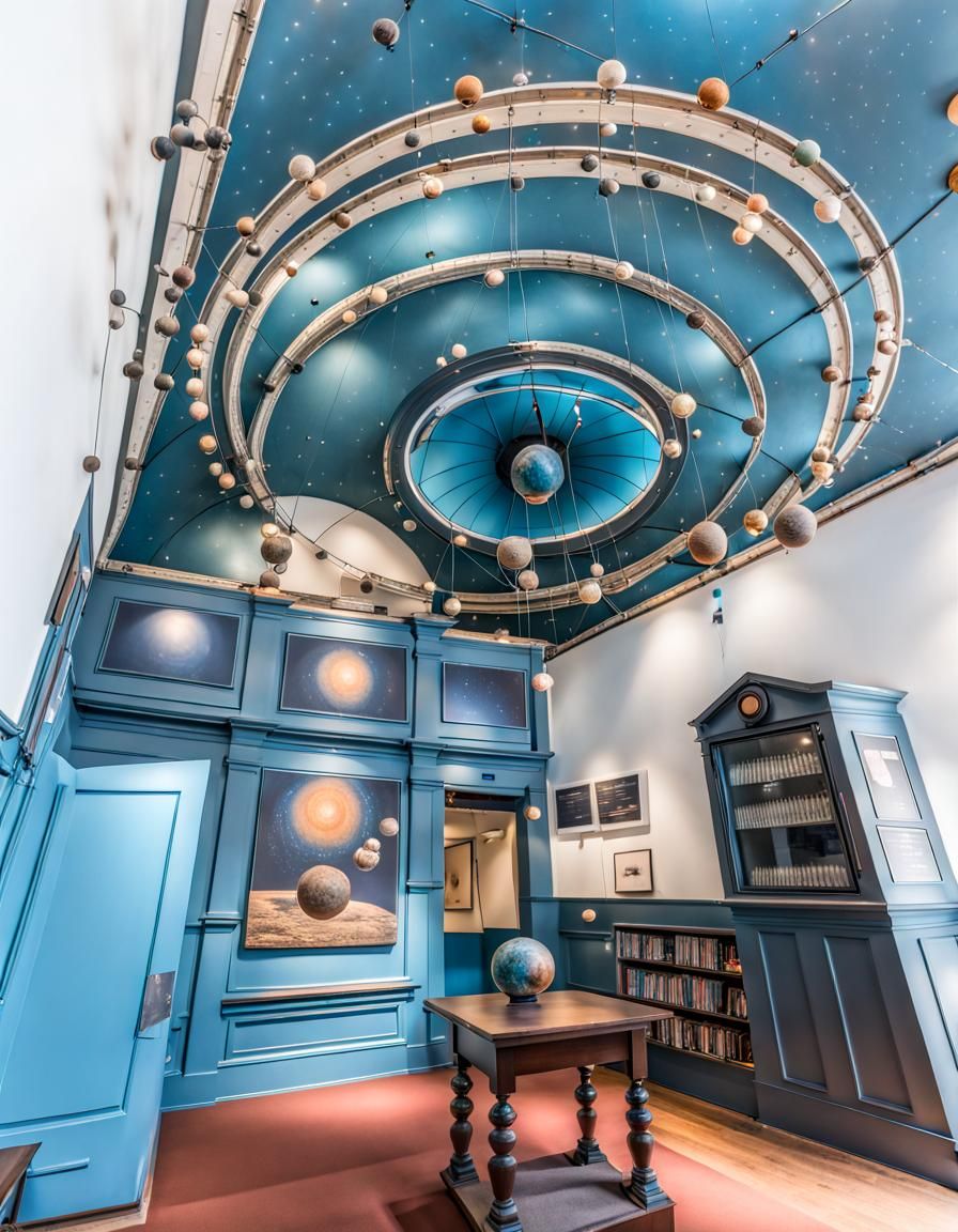 Eise Eisinga Planetarium's Celestial Display in Friesland