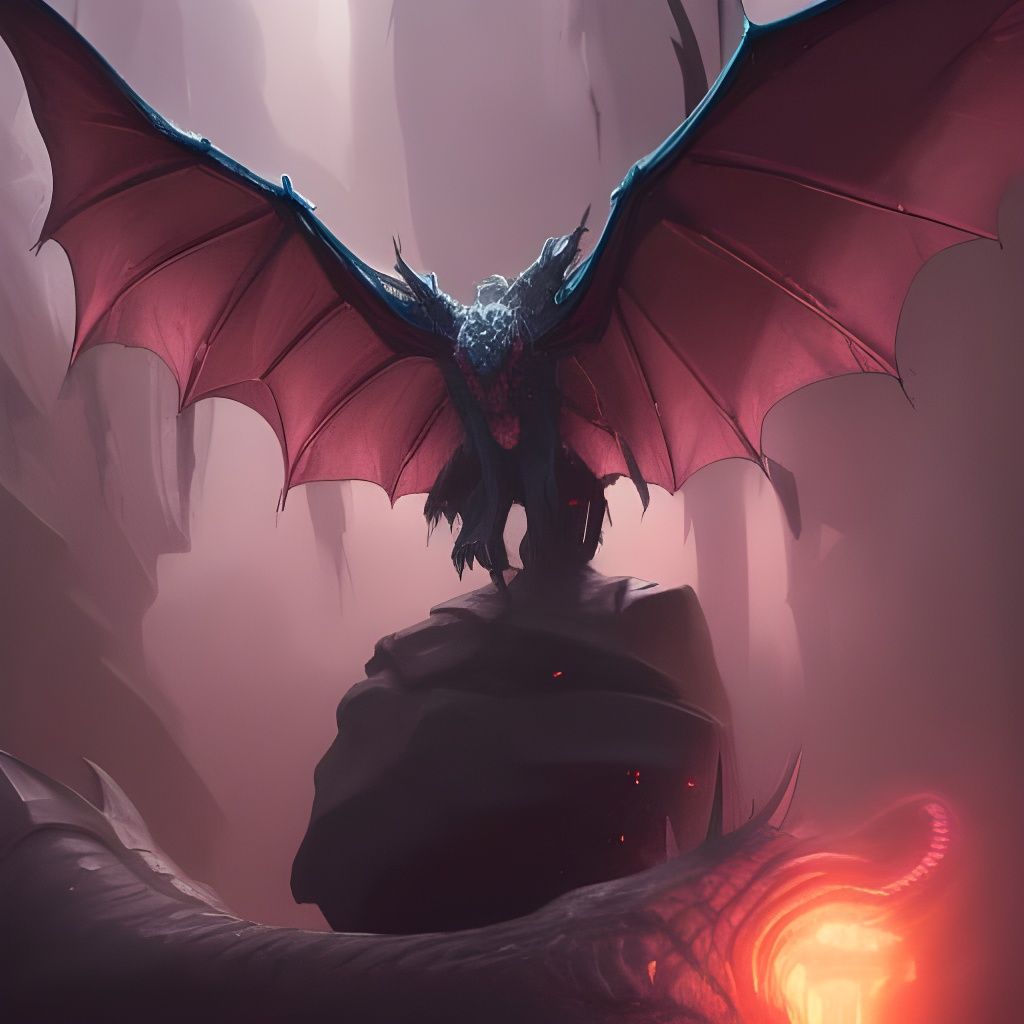 Eldritch Dragon Turtle Portrait in Trending Artstation Style