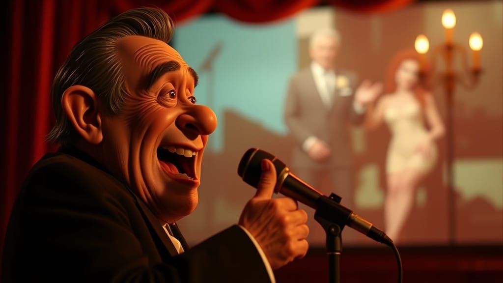 Vintage Crooner in a Dirty Romantic Vibe