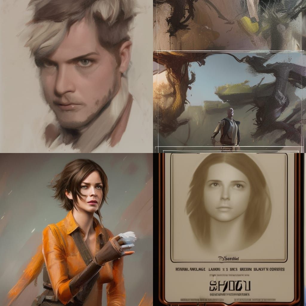 AI Portrait: Spencer in Art Nouveau Style