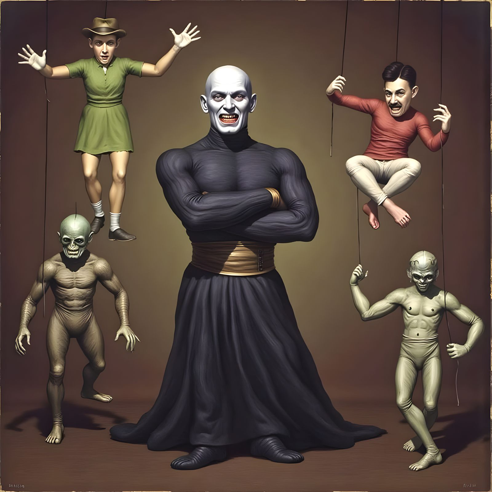 Surreal Destruction in Chicago Imagist Style