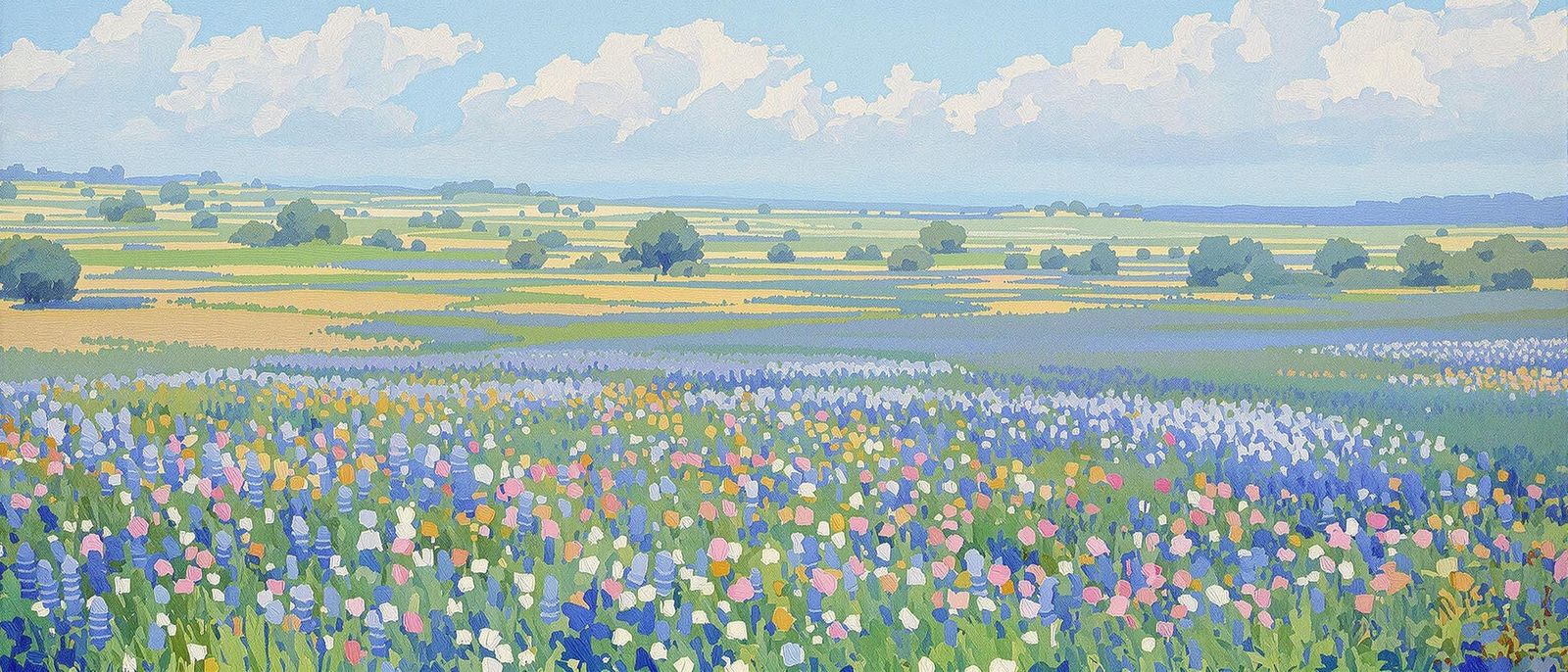 Impressionistic Landscape in Monet Style