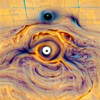 Giant Organic Mass with Single Staring Eye