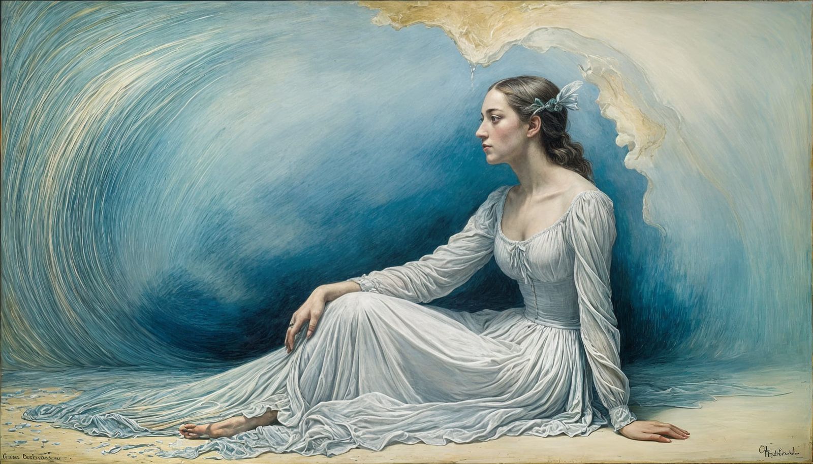 Surreal Spirit Painting in Style of Salvador Dali