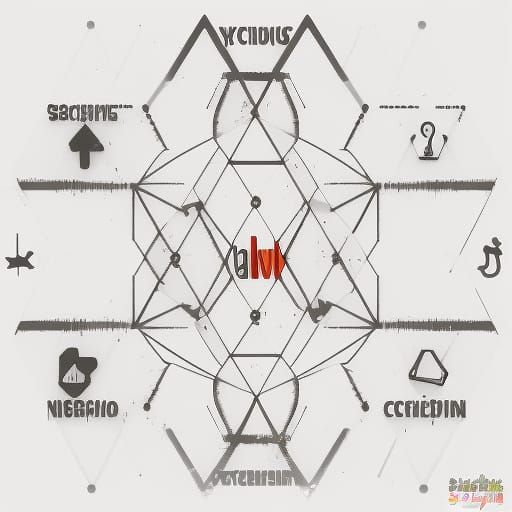 Cognitive Science Hexagon in Synthwave Neon Style