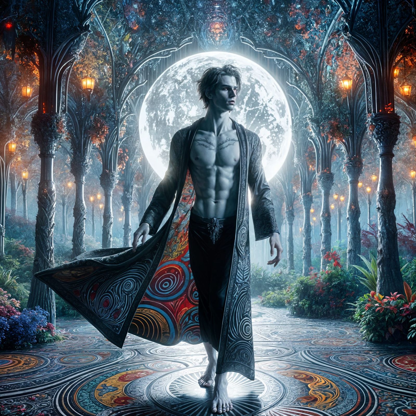 On his way to the dance . . .