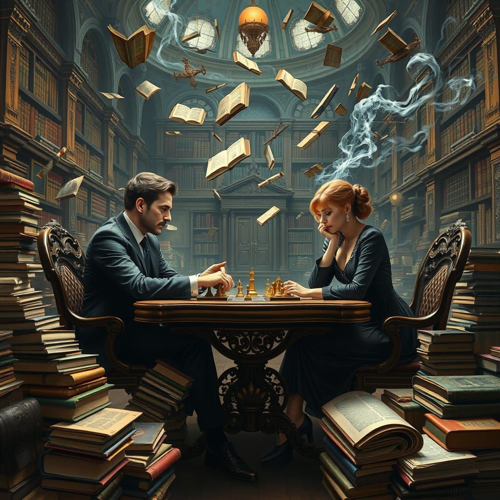 Intellectual Duelists Confront Fate in a Whirlwind of Though...