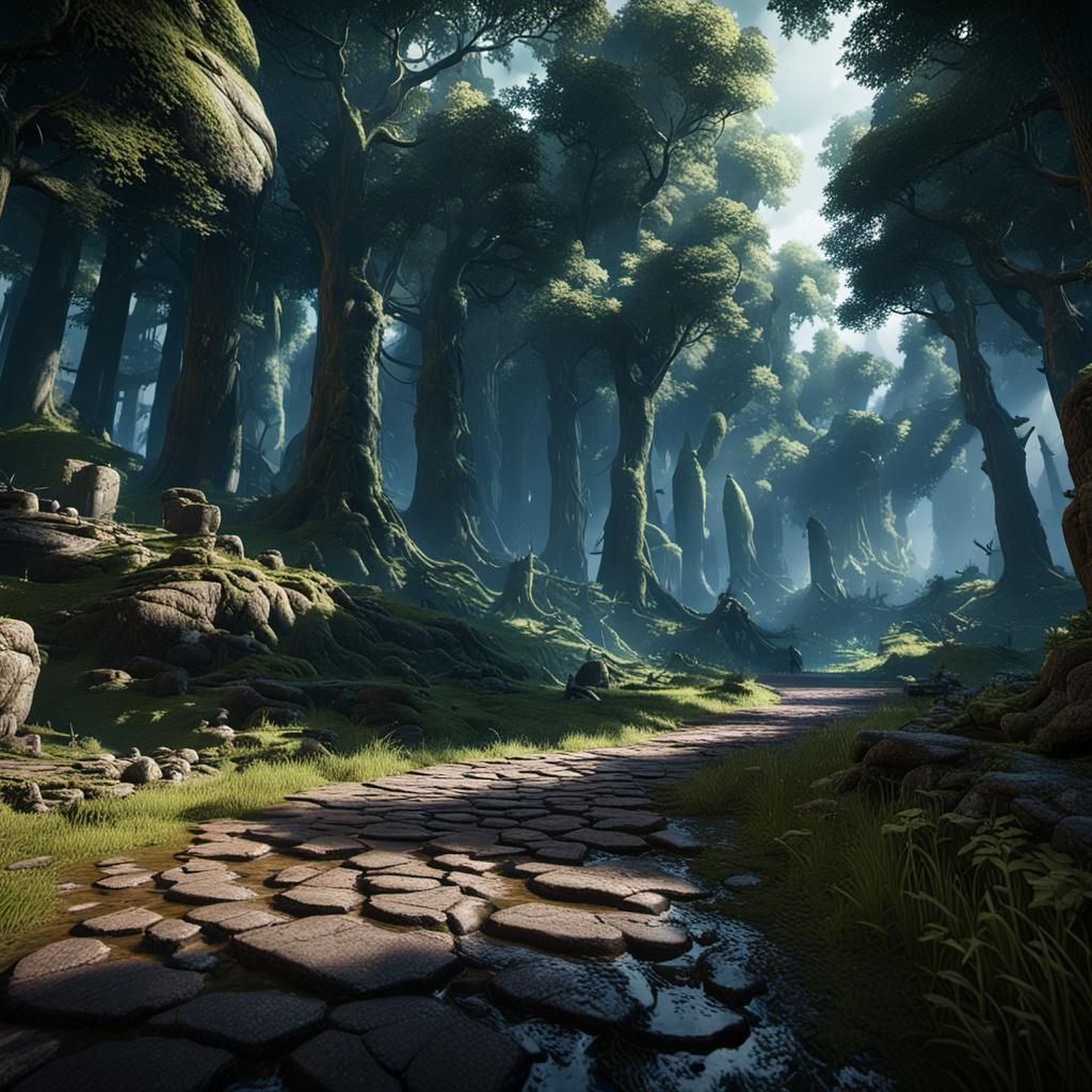 Epic 3D Videogame Graphics in 8K Resolution