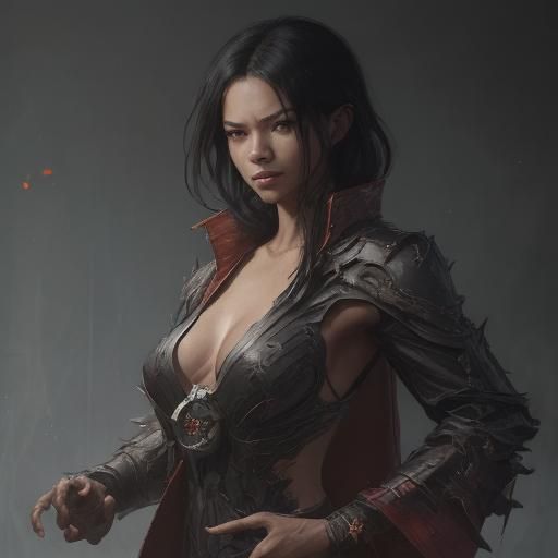 Sinister Anime Console Scene by Greg Rutkowski