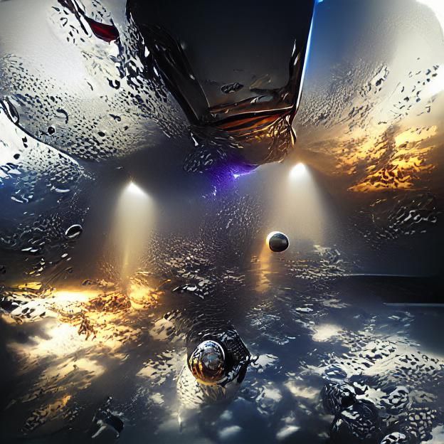 Nebula Galaxy in Deep Space