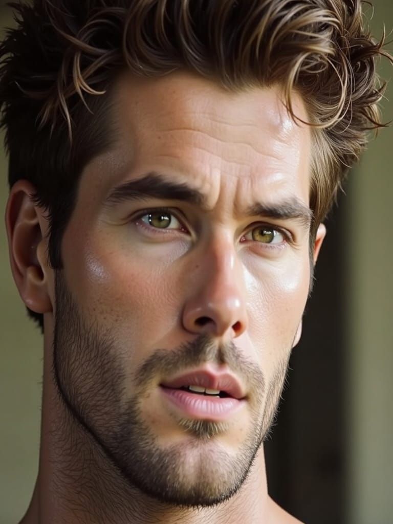 Majestic Young King Portrait in Opulent Style