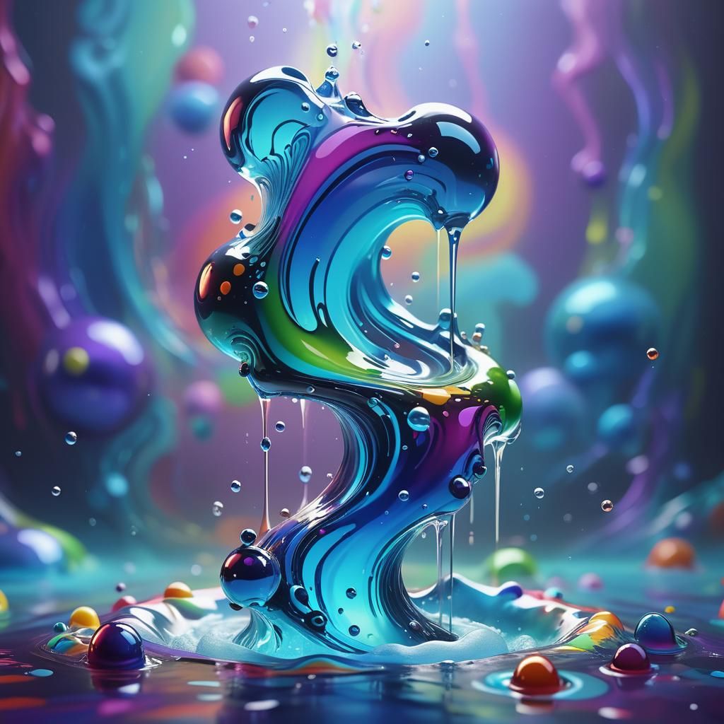 Liquid Elemental in a Vibrant Liquid World