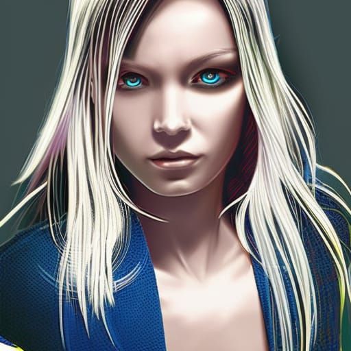 Striking Cybernetic Eyes in Metallic Detail