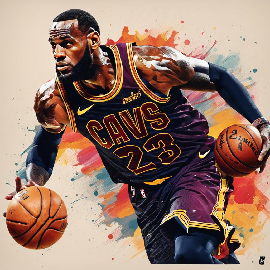 Lebron James AI Image