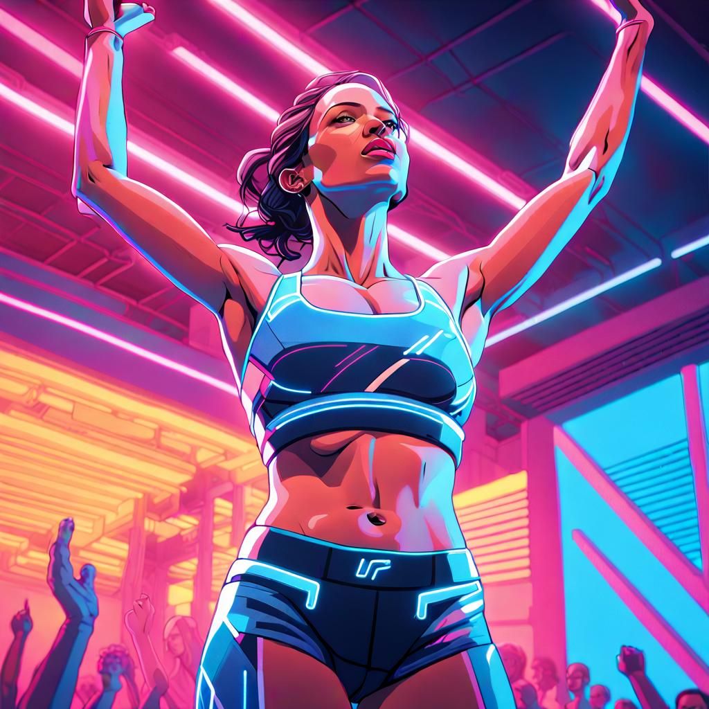 Neon Goddess of Vice City Arena