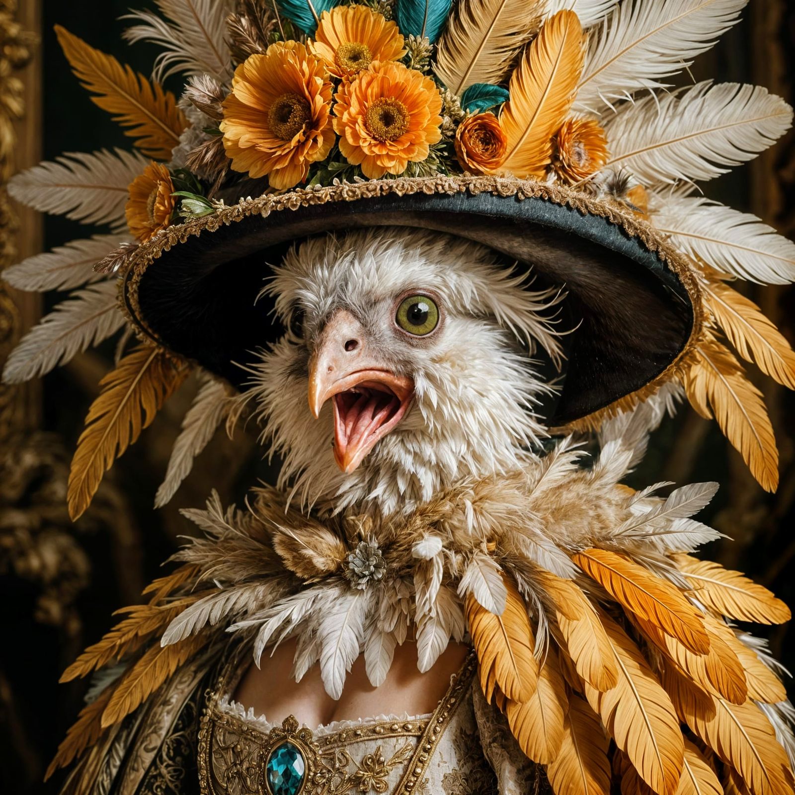 Chick in French Aristocratic Fashion