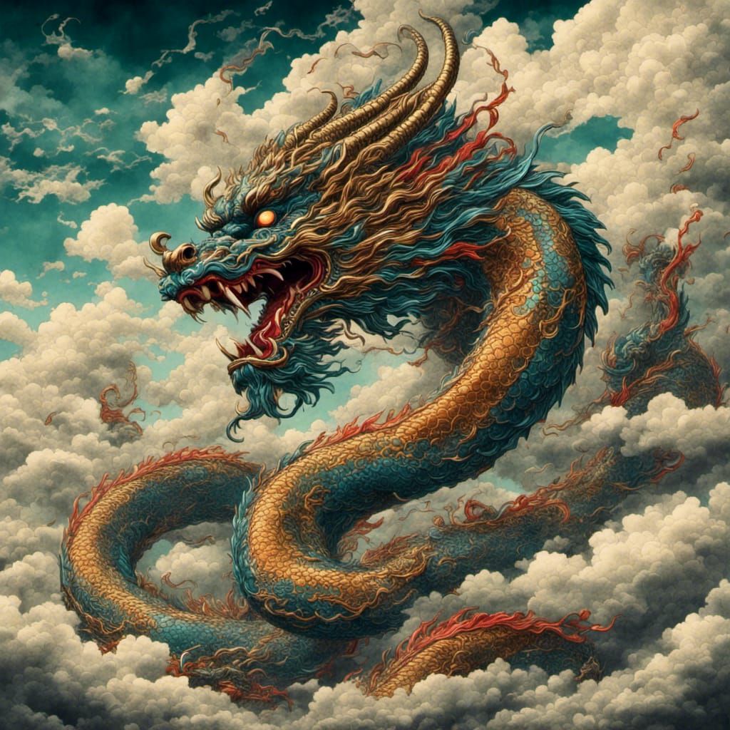 Dragon in the sky
