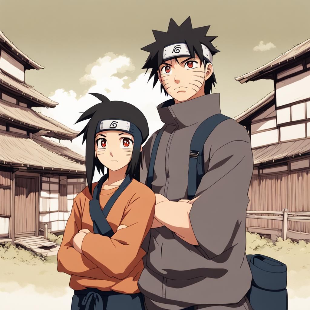 Anime Girl Comforted in Manga Style