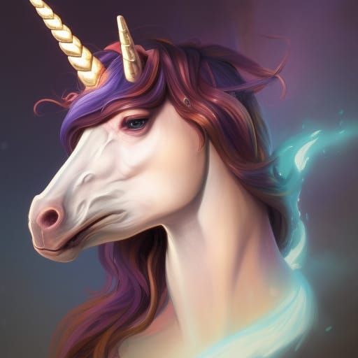 unicorn portrait