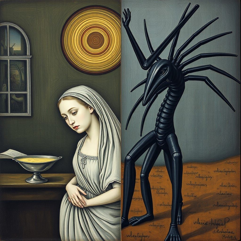 Baroque Surrealist Alien Encounter
