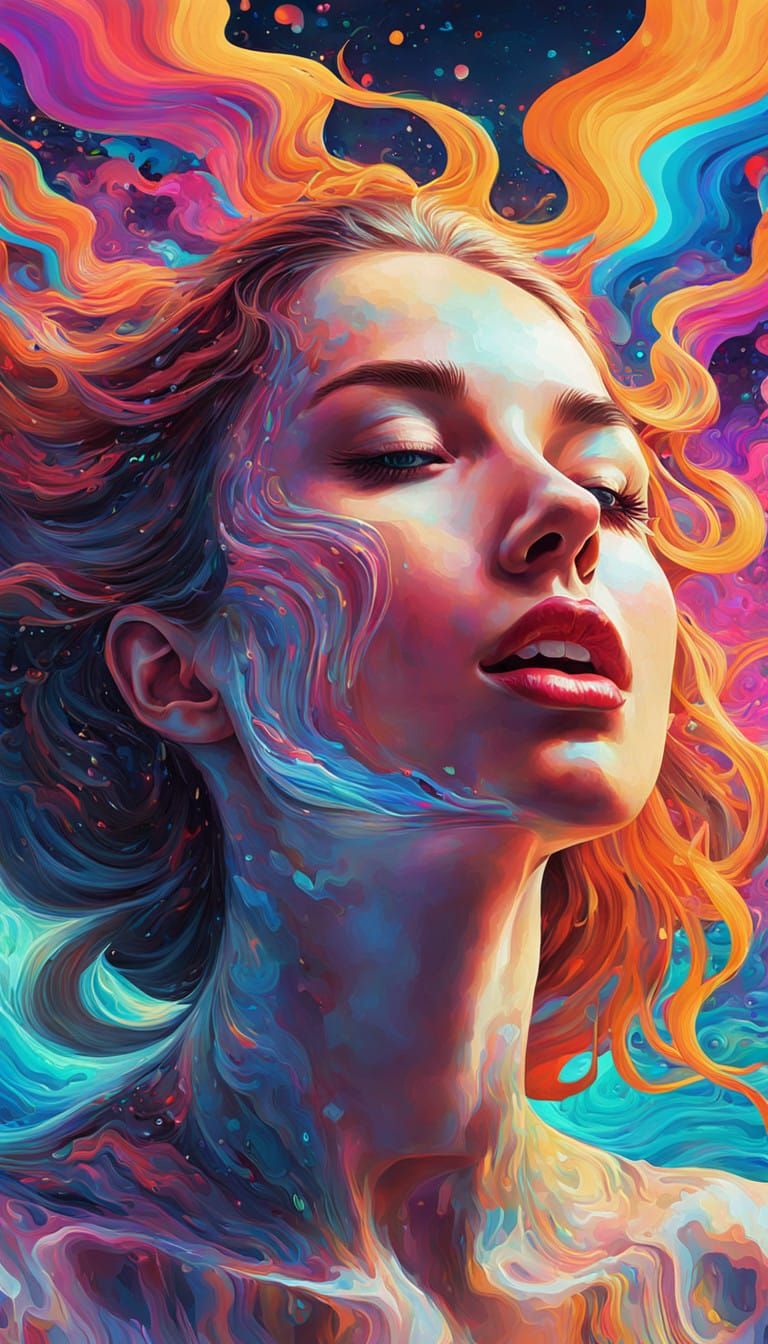 Psychedelic artwork by "Armando Tu Canuto"