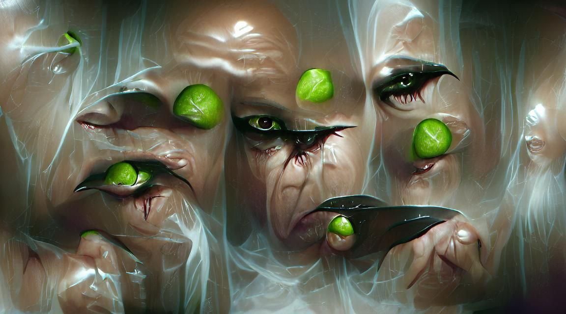 Sinister Limes Still Life: A Dramatic Composition