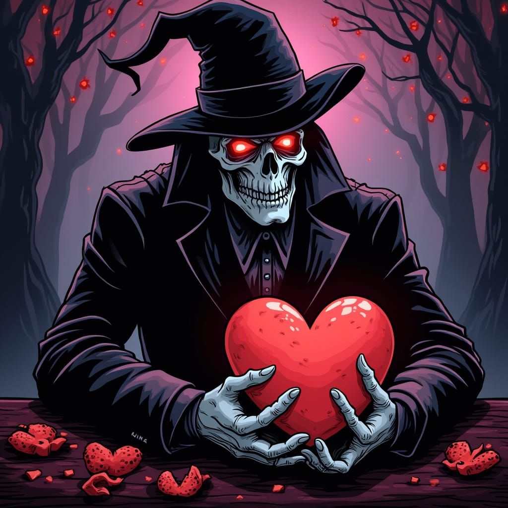 Grimdark Valentine's Curse Animated Scene